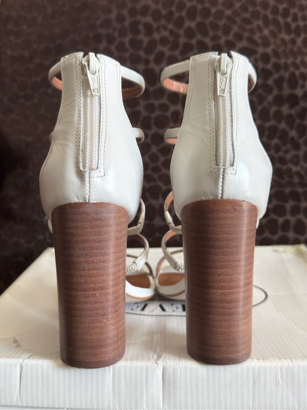 Steve Madden Crystal Leather Sandals - Picture 4 of 8
